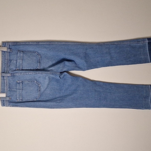 Guideboat Ply the Water front patch pockets Straight ankle detail jeans Size 27 - Picture 6 of 7